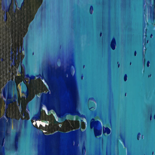 Big Belly Moon D1 is an abstract oil-on-canvas artwork, a fractal of its parent painting Big Belly Moon created by Anna Judd for the Scales Collection.