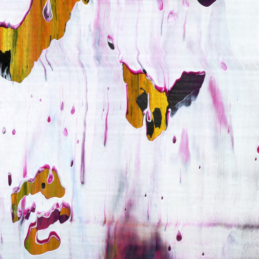 Blade of Indifference F3 is an abstract oil-on-canvas artwork, a fractal of its parent painting Blade of Indifference created by Anna Judd for the Scales Collection.