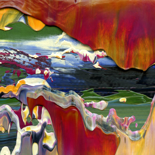 Blame Canada A3 is an abstract oil-on-canvas artwork, a fractal of its parent painting Blame Canada created by Anna Judd for the Scales Collection.