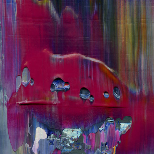 Blame Canada F1 is an abstract oil-on-canvas artwork, a fractal of its parent painting Blame Canada created by Anna Judd for the Scales Collection.
