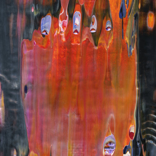 Bleeding (the) Nation D2 is an abstract oil-on-canvas artwork, a fractal of its parent painting Bleeding (the) Nation created by Anna Judd for the Scales Collection.