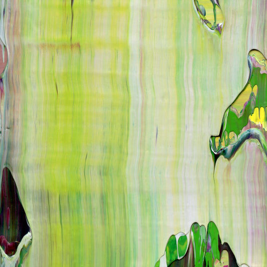 Blink Twice for Yes B1 is an abstract oil-on-canvas artwork, a fractal of its parent painting Blink Twice for Yes created by Anna Judd for the Scales Collection.