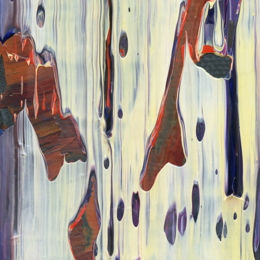 Bluebeard's Copper Key B1 is an abstract oil-on-canvas artwork, a fractal of its parent painting Bluebeard's Copper Key created by Anna Judd for the Scales Collection.