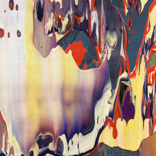 Bluebeard's Copper Key C3 is an abstract oil-on-canvas artwork, a fractal of its parent painting Bluebeard's Copper Key created by Anna Judd for the Scales Collection.