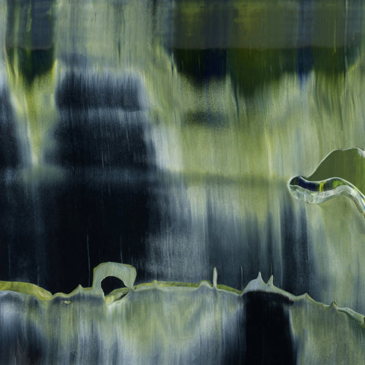 Born On A Bayou C1 is an abstract oil-on-canvas artwork, a fractal of its parent painting Born On A Bayou created by Anna Judd for the Scales Collection.