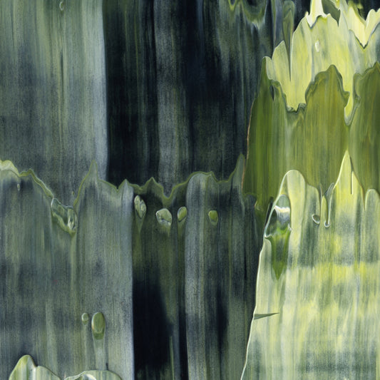 Born On A Bayou D2 is an abstract oil-on-canvas artwork, a fractal of its parent painting Born On A Bayou created by Anna Judd for the Scales Collection.