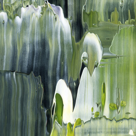 Born On A Bayou E2 is an abstract oil-on-canvas artwork, a fractal of its parent painting Born On A Bayou created by Anna Judd for the Scales Collection.