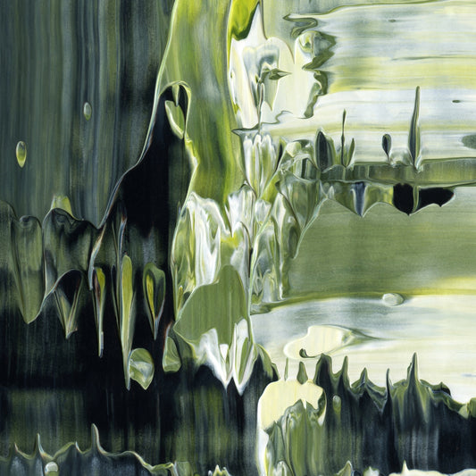 Born On A Bayou F2 is an abstract oil-on-canvas artwork, a fractal of its parent painting Born On A Bayou created by Anna Judd for the Scales Collection.