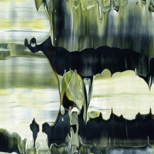 Born On A Bayou F3 is an abstract oil-on-canvas artwork, a fractal of its parent painting Born On A Bayou created by Anna Judd for the Scales Collection.