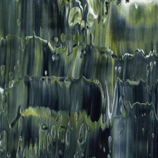 Born On A Bayou G2 is an abstract oil-on-canvas artwork, a fractal of its parent painting Born On A Bayou created by Anna Judd for the Scales Collection.