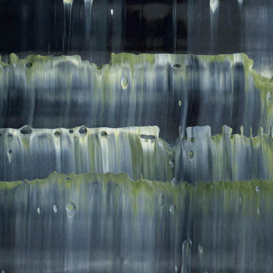 Born On A Bayou G5 is an abstract oil-on-canvas artwork, a fractal of its parent painting Born On A Bayou created by Anna Judd for the Scales Collection.