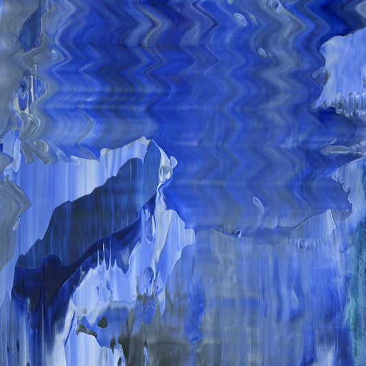 Bottomless Faux Pas D5 is an abstract oil-on-canvas artwork, a fractal of its parent painting Bottomless Faux Pas created by Anna Judd for the Scales Collection.