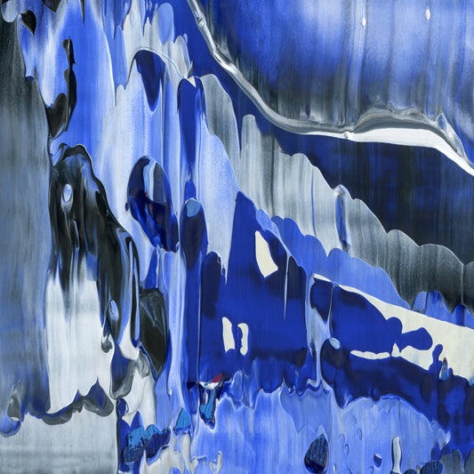 Bottomless Faux Pas F2 is an abstract oil-on-canvas artwork, a fractal of its parent painting Bottomless Faux Pas created by Anna Judd for the Scales Collection.