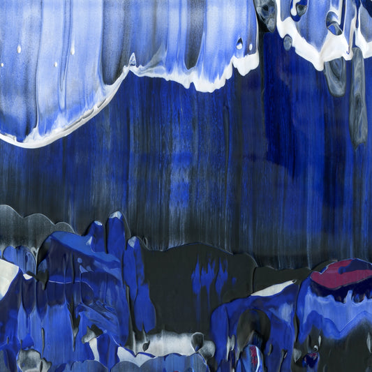 Bottomless Faux Pas F3 is an abstract oil-on-canvas artwork, a fractal of its parent painting Bottomless Faux Pas created by Anna Judd for the Scales Collection.