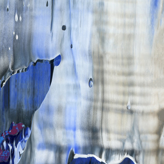 Bottomless Faux Pas F5 is an abstract oil-on-canvas artwork, a fractal of its parent painting Bottomless Faux Pas created by Anna Judd for the Scales Collection.