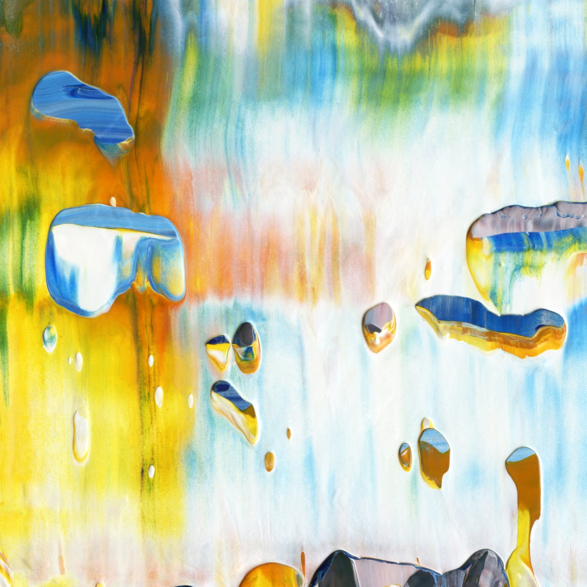 Candlelight Burnout A1 is an abstract oil-on-canvas artwork, a fractal of its parent painting Candlelight Burnout created by Anna Judd for the Scales Collection.