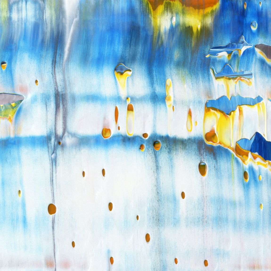 Candlelight Burnout A2 is an abstract oil-on-canvas artwork, a fractal of its parent painting Candlelight Burnout created by Anna Judd for the Scales Collection.