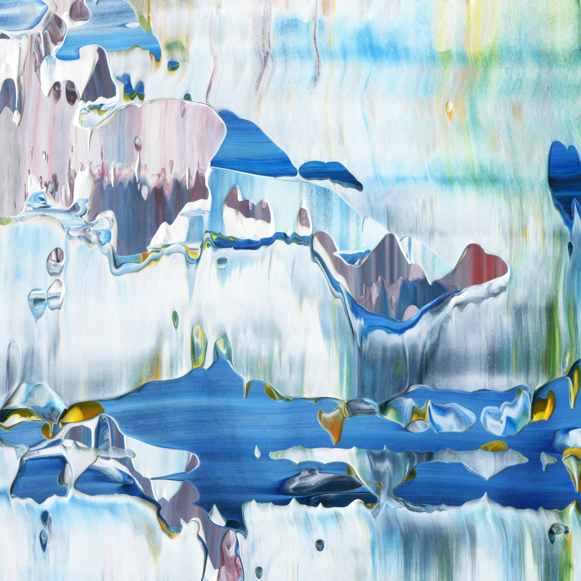 Candlelight Burnout B4 is an abstract oil-on-canvas artwork, a fractal of its parent painting Candlelight Burnout created by Anna Judd for the Scales Collection.