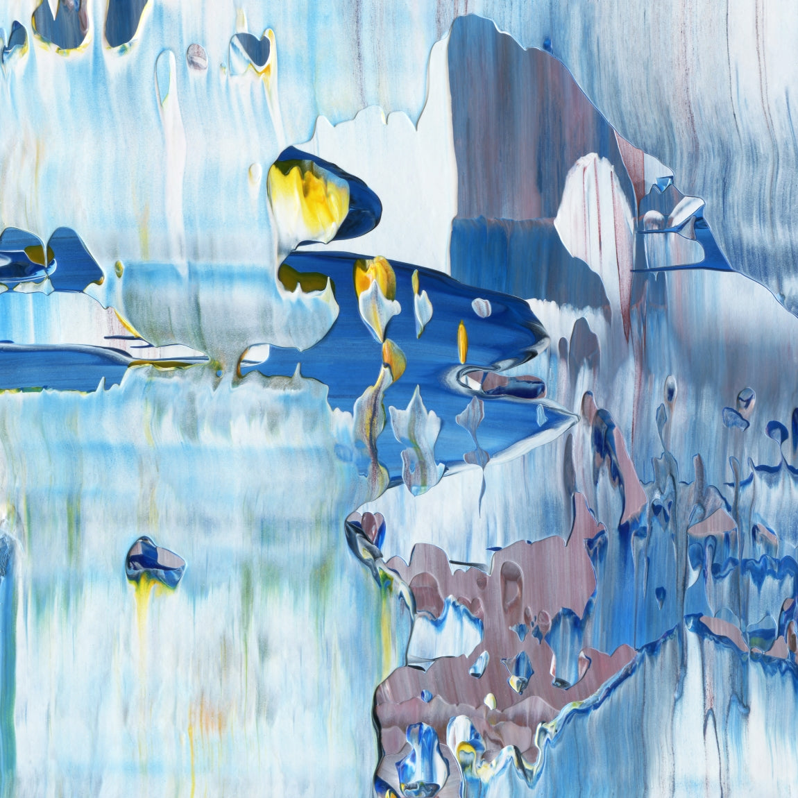 Candlelight Burnout C3 is an abstract oil-on-canvas artwork, a fractal of its parent painting Candlelight Burnout created by Anna Judd for the Scales Collection.