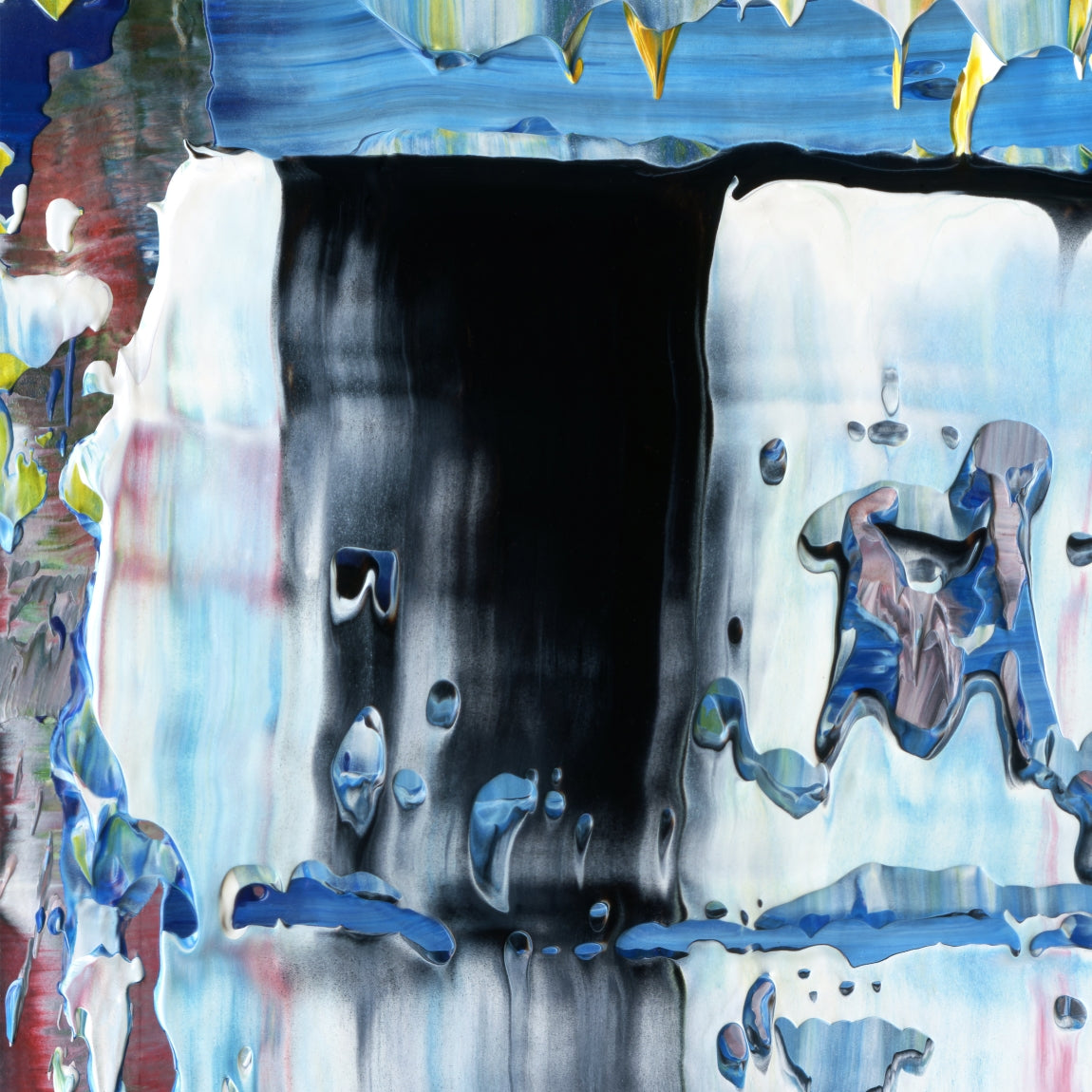 Candlelight Burnout D1 is an abstract oil-on-canvas artwork, a fractal of its parent painting Candlelight Burnout created by Anna Judd for the Scales Collection.