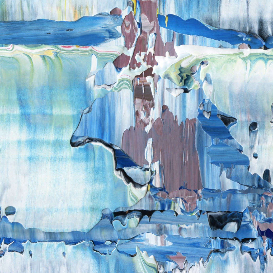 Candlelight Burnout D3 is an abstract oil-on-canvas artwork, a fractal of its parent painting Candlelight Burnout created by Anna Judd for the Scales Collection.