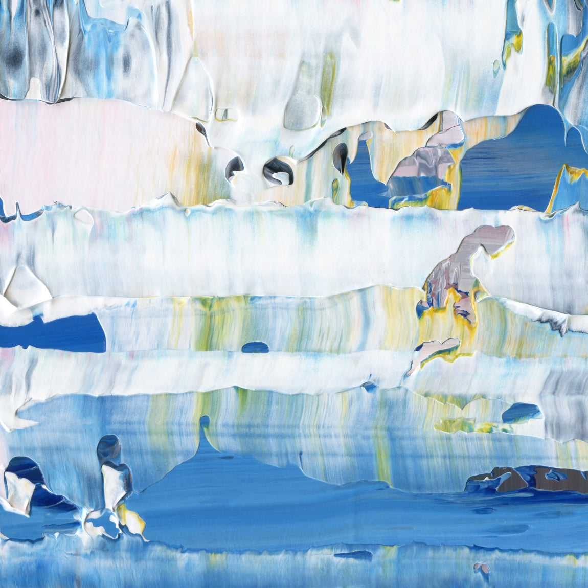 Candlelight Burnout F2 is an abstract oil-on-canvas artwork, a fractal of its parent painting Candlelight Burnout created by Anna Judd for the Scales Collection.