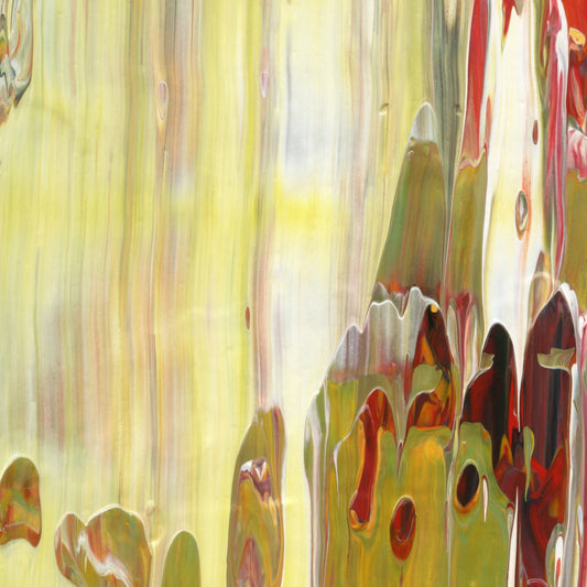 Capricious Calculation C1 is an abstract oil-on-canvas artwork, a fractal of its parent painting Capricious Calculation created by Anna Judd for the Scales Collection.