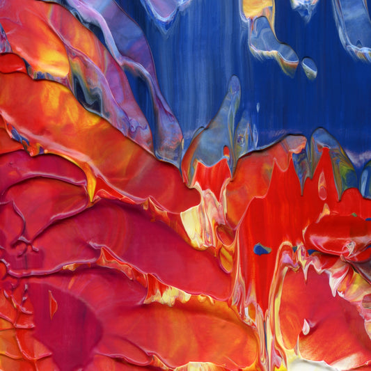 Celestial Arousal D1 is an abstract oil-on-canvas artwork, a fractal of its parent painting Celestial Arousal created by Anna Judd for the Scales Collection.