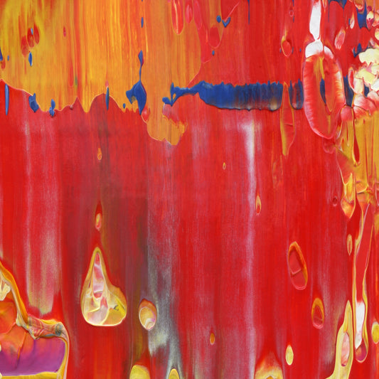 Celestial Arousal E3 is an abstract oil-on-canvas artwork, a fractal of its parent painting Celestial Arousal created by Anna Judd for the Scales Collection.