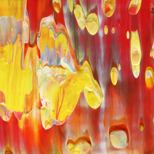 Celestial Arousal F3 is an abstract oil-on-canvas artwork, a fractal of its parent painting Celestial Arousal created by Anna Judd for the Scales Collection.