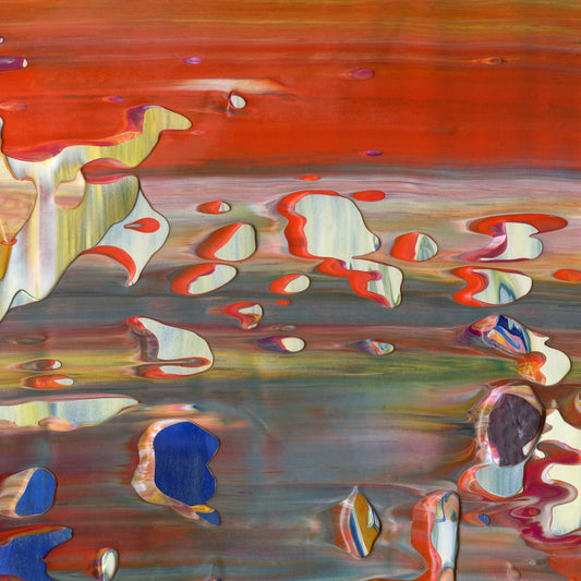 Chaste Adulteration B5 is an abstract oil-on-canvas artwork, a fractal of its parent painting Chaste Adulteration created by Anna Judd for the Scales Collection.