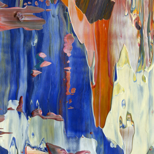 Chaste Adulteration C2 is an abstract oil-on-canvas artwork, a fractal of its parent painting Chaste Adulteration created by Anna Judd for the Scales Collection.