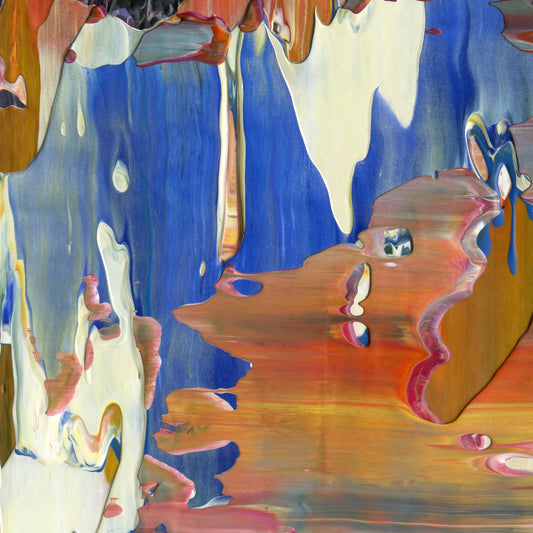 Chaste Adulteration C4 is an abstract oil-on-canvas artwork, a fractal of its parent painting Chaste Adulteration created by Anna Judd for the Scales Collection.