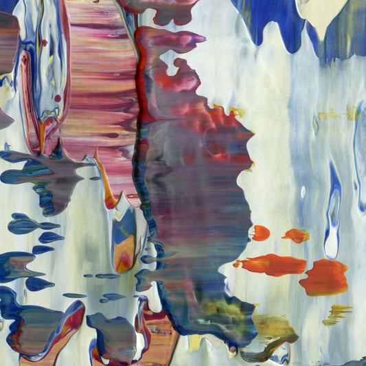Chaste Adulteration D2 is an abstract oil-on-canvas artwork, a fractal of its parent painting Chaste Adulteration created by Anna Judd for the Scales Collection.