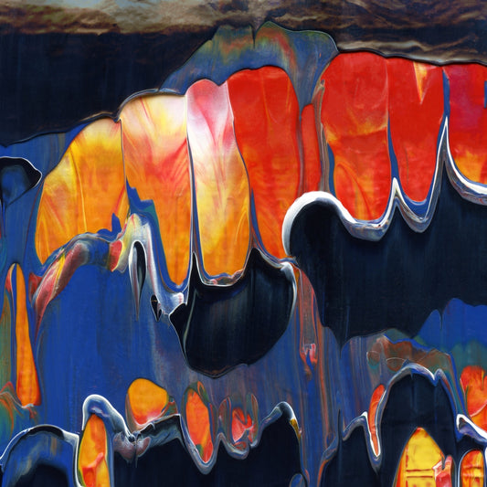 Chromatic Eucharist A2 is an abstract oil-on-canvas artwork, a fractal of its parent painting Chromatic Eucharist created by Anna Judd for the Scales Collection.