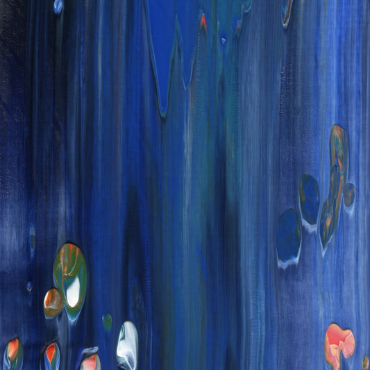 Chromatic Eucharist C4 is an abstract oil-on-canvas artwork, a fractal of its parent painting Chromatic Eucharist created by Anna Judd for the Scales Collection.