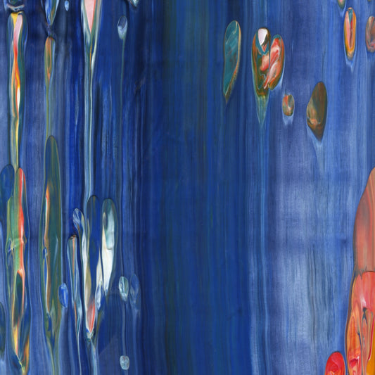 Chromatic Eucharist D4 is an abstract oil-on-canvas artwork, a fractal of its parent painting Chromatic Eucharist created by Anna Judd for the Scales Collection.