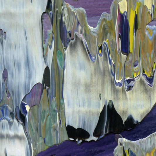 Coerced Into Relevance C1 is an abstract oil-on-canvas artwork, a fractal of its parent painting Coerced Into Relevance created by Anna Judd for the Scales Collection.