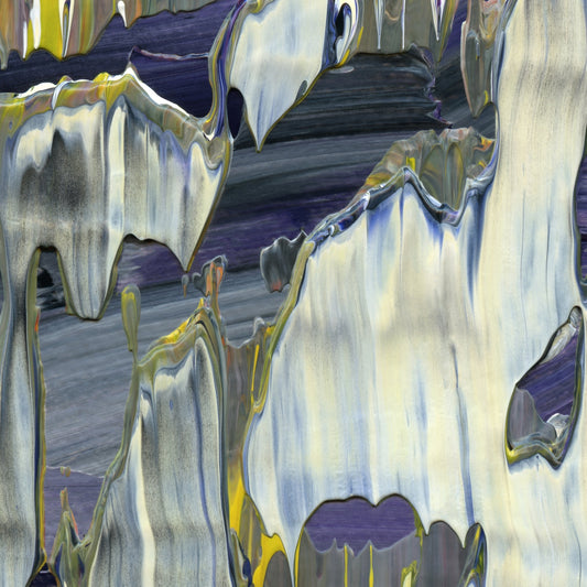 Coerced Into Relevance D2 is an abstract oil-on-canvas artwork, a fractal of its parent painting Coerced Into Relevance created by Anna Judd for the Scales Collection.