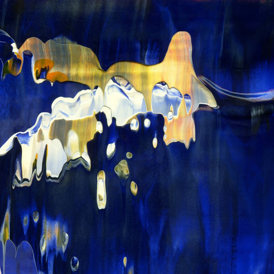 Collapsing Into Quadrality A4 is an abstract oil-on-canvas artwork, a fractal of its parent painting Collapsing Into Quadrality created by Anna Judd for the Scales Collection.