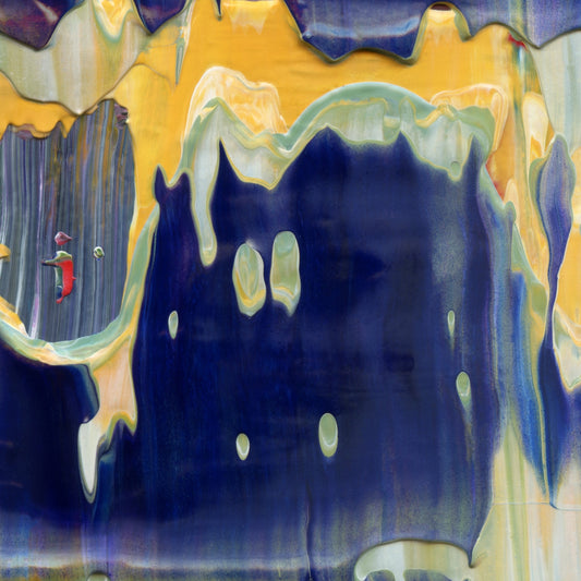 Coralite Underkinder B4 is an abstract oil-on-canvas artwork, a fractal of its parent painting Coralite Underkinder created by Anna Judd for the Scales Collection.