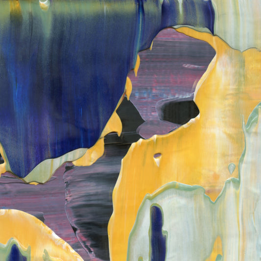 Coralite Underkinder C4 is an abstract oil-on-canvas artwork, a fractal of its parent painting Coralite Underkinder created by Anna Judd for the Scales Collection.