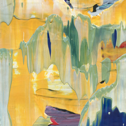 Coralite Underkinder C5 is an abstract oil-on-canvas artwork, a fractal of its parent painting Coralite Underkinder created by Anna Judd for the Scales Collection.