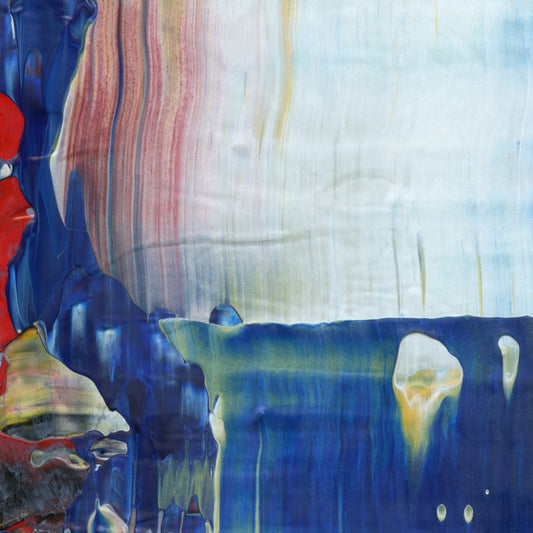 Coralite Underkinder E1 is an abstract oil-on-canvas artwork, a fractal of its parent painting Coralite Underkinder created by Anna Judd for the Scales Collection.