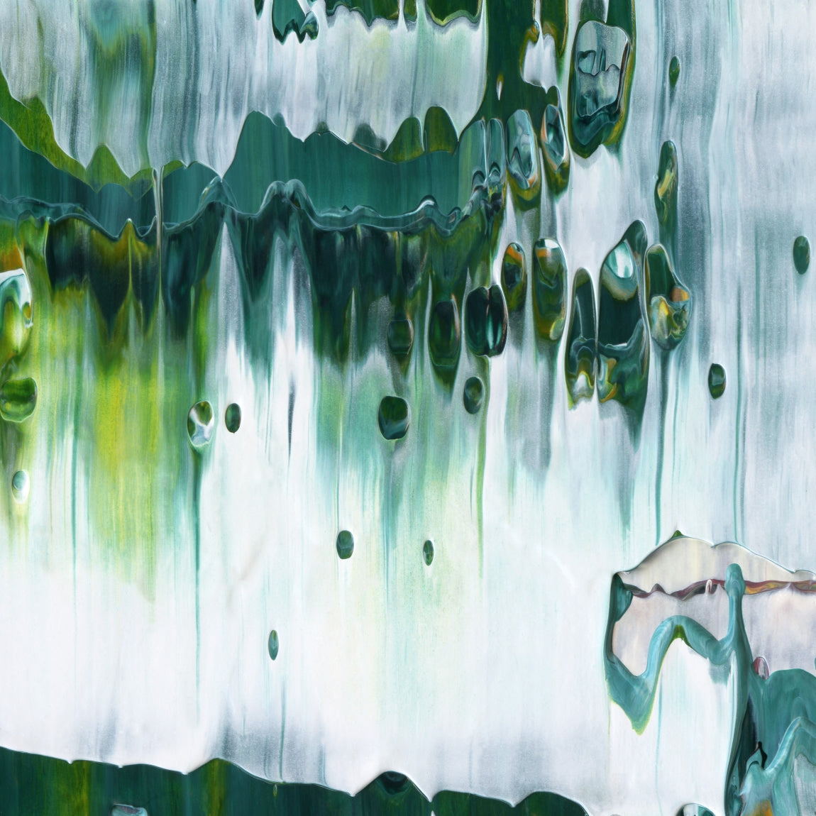 Coulda Shoulda Almost Maybe C3 is an abstract oil-on-canvas artwork, a fractal of its parent painting Coulda Shoulda Almost Maybe created by Anna Judd for the Scales Collection.