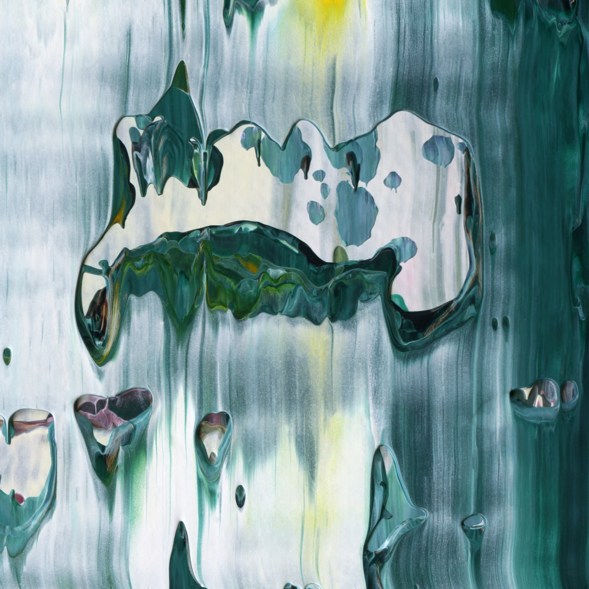 Coulda Shoulda Almost Maybe C4 is an abstract oil-on-canvas artwork, a fractal of its parent painting Coulda Shoulda Almost Maybe created by Anna Judd for the Scales Collection.