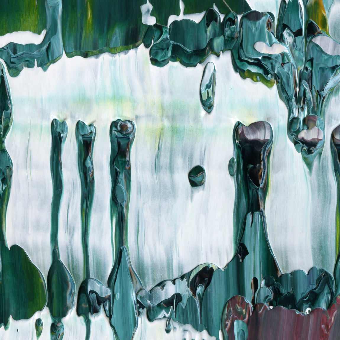 Coulda Shoulda Almost Maybe D3 is an abstract oil-on-canvas artwork, a fractal of its parent painting Coulda Shoulda Almost Maybe created by Anna Judd for the Scales Collection.