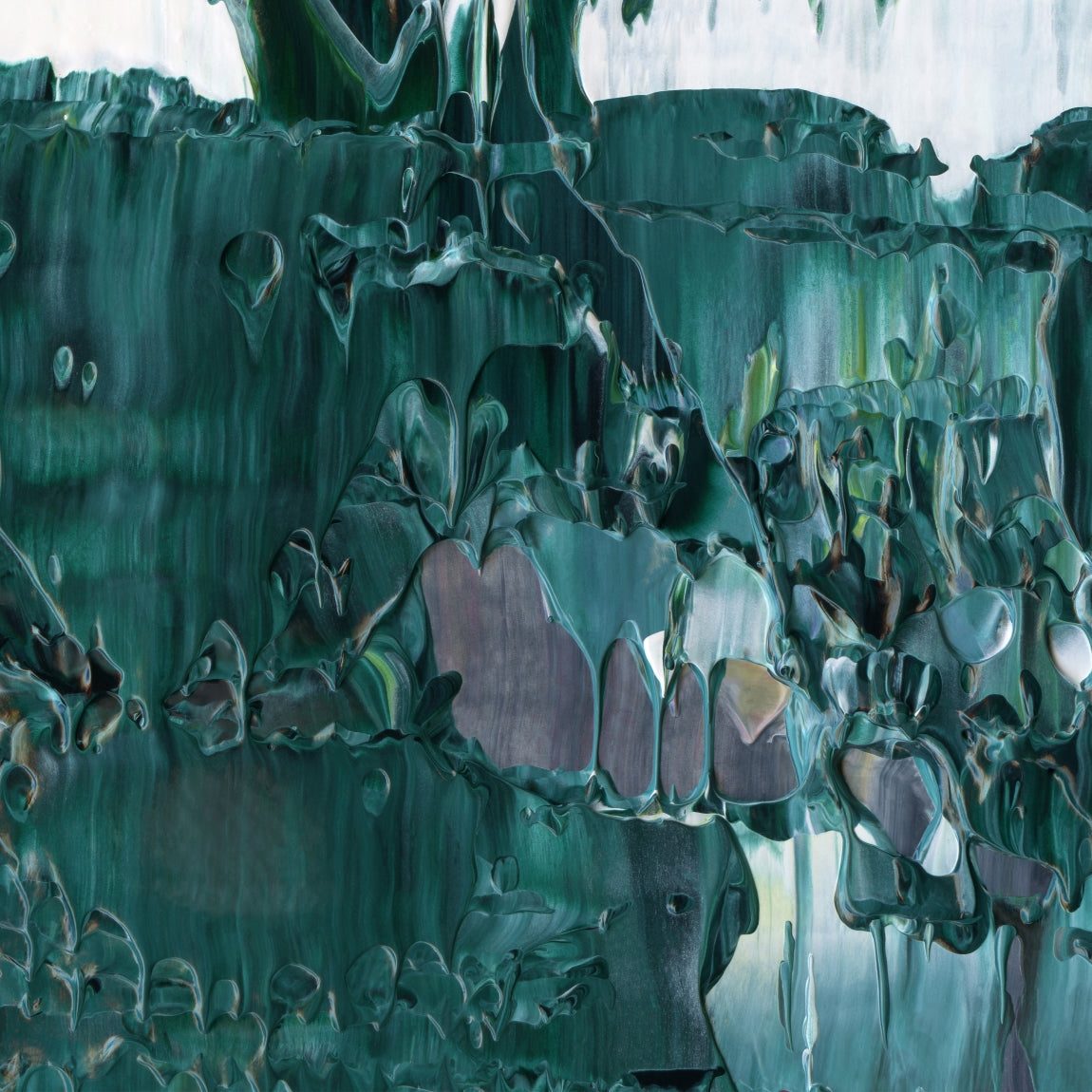 Coulda Shoulda Almost Maybe E2 is an abstract oil-on-canvas artwork, a fractal of its parent painting Coulda Shoulda Almost Maybe created by Anna Judd for the Scales Collection.