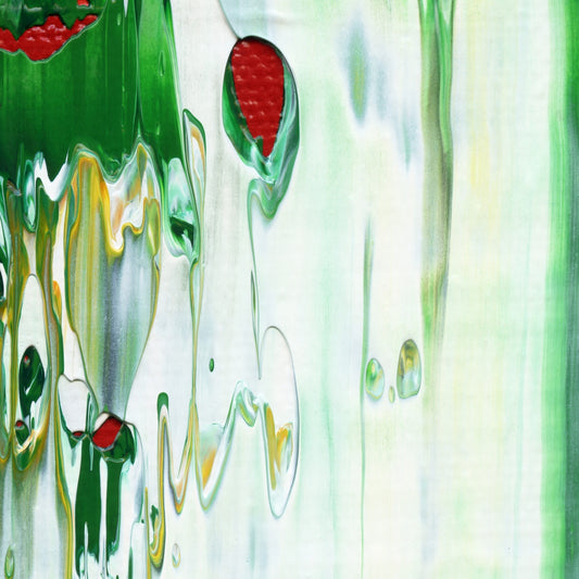 Cricket Deficiency B4 is an abstract oil-on-canvas artwork, a fractal of its parent painting Cricket Deficiency created by Anna Judd for the Scales Collection.