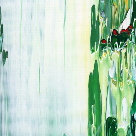 Cricket Deficiency C1 is an abstract oil-on-canvas artwork, a fractal of its parent painting Cricket Deficiency created by Anna Judd for the Scales Collection.